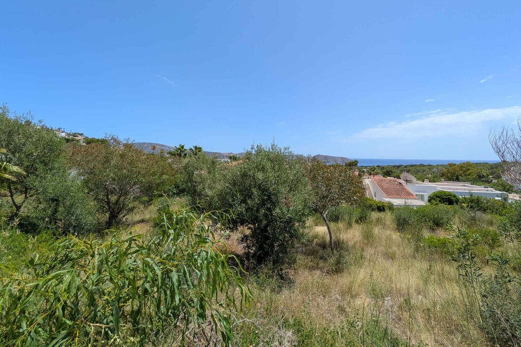 Dining area in land for sale in Moraira