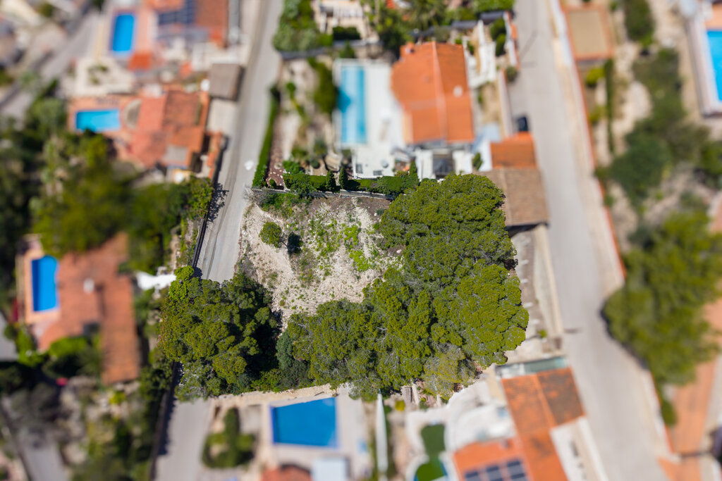 Pool area in villa for sale in Benissa