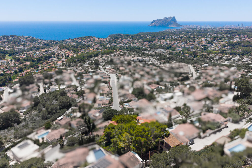 Garden in villa for sale in Benissa