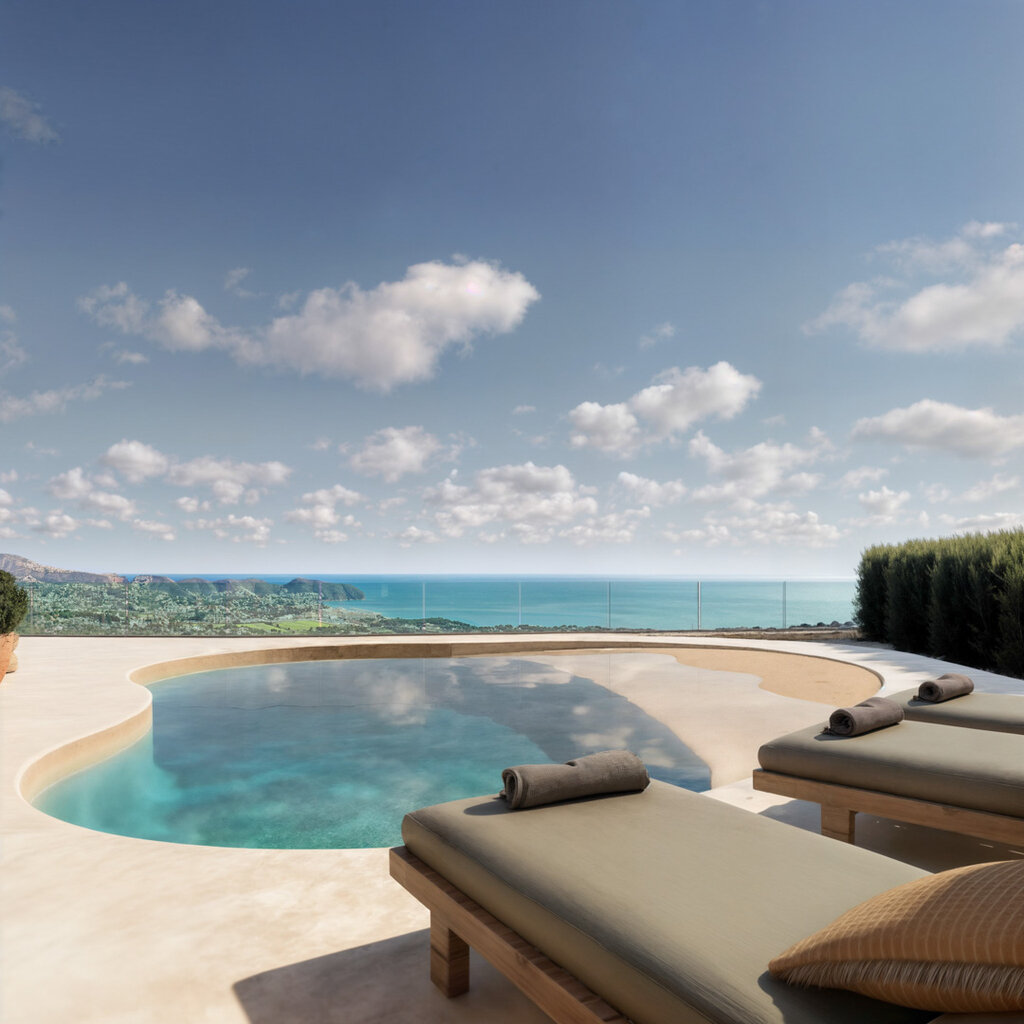Garden in villa for sale in Moraira