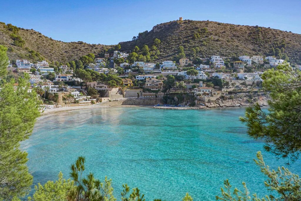 Exterior view in villa for sale in Moraira