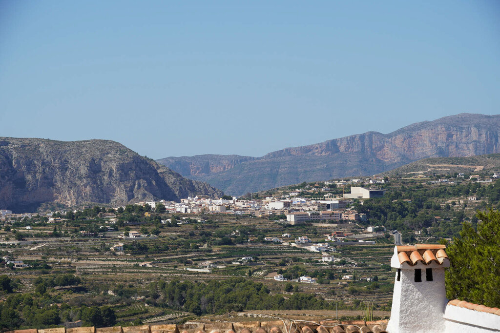 Terrace in villa for sale in Moraira
