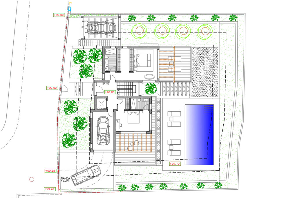 Terrace in villa for sale in Moraira