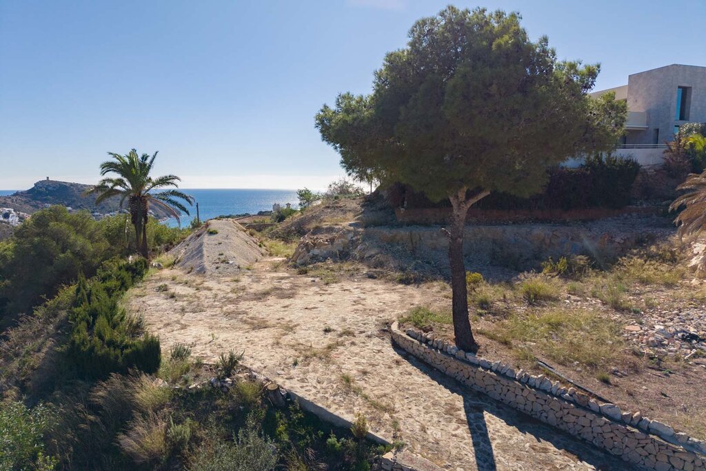 Pool area in villa for sale in Moraira
