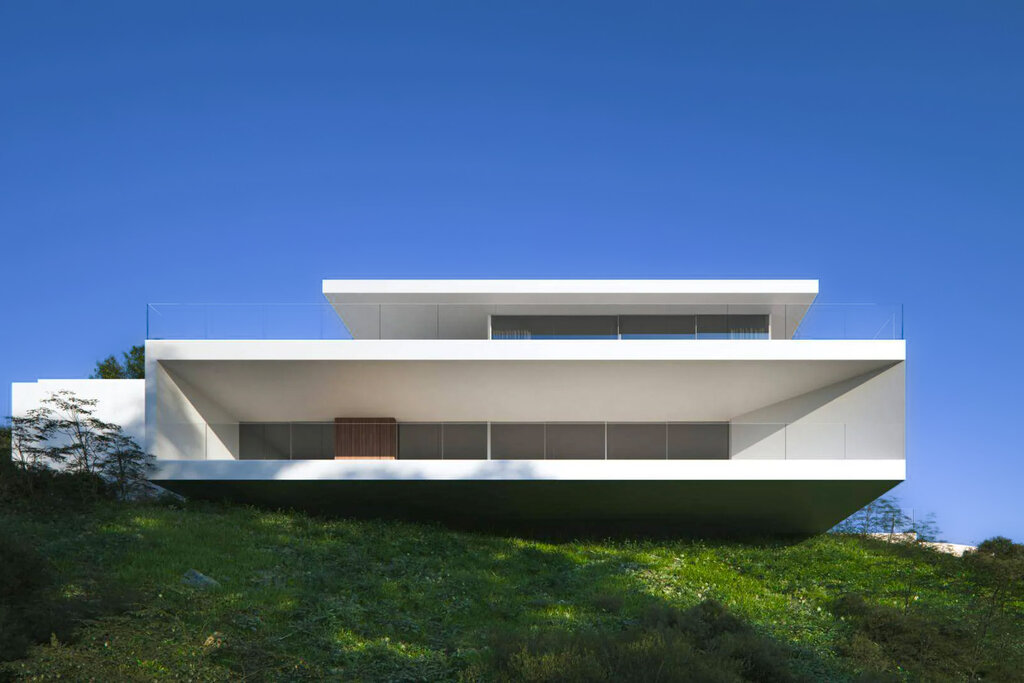 Exterior view in villa for sale in Moraira