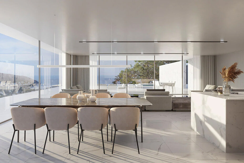 Terrace in villa for sale in Moraira