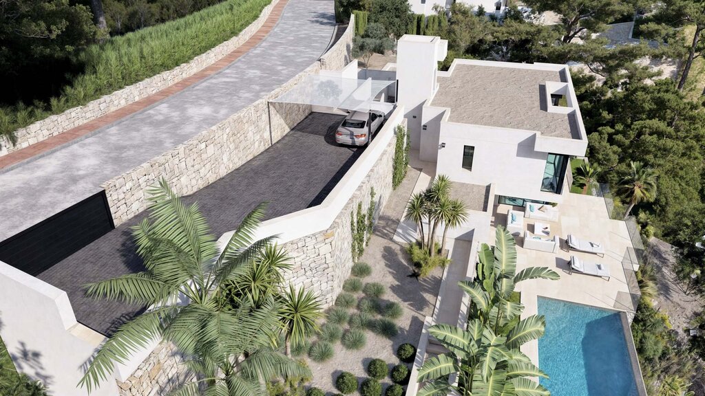 Living room in villa for sale in Benissa