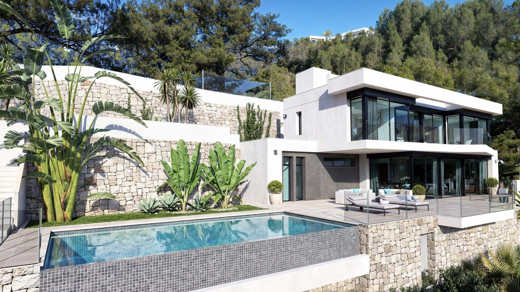 Bedroom in villa for sale in Benissa
