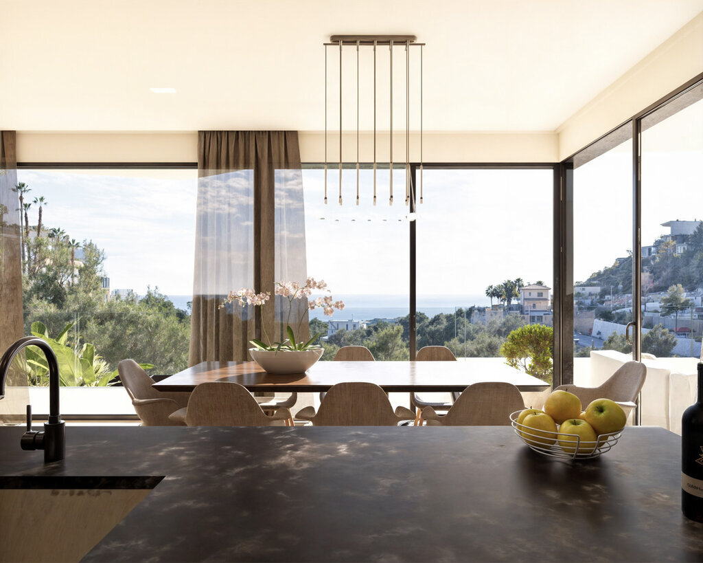 Living room in villa for sale in Benissa