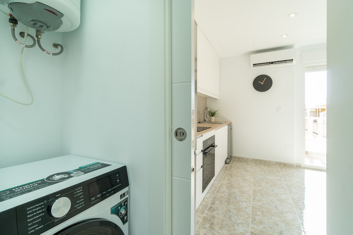Pool area in apartment for sale in Torrevieja