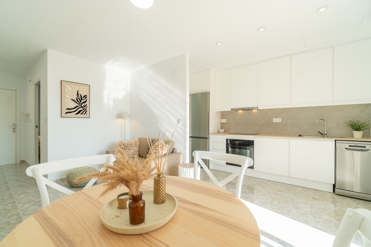 Pool area in apartment for sale in Torrevieja