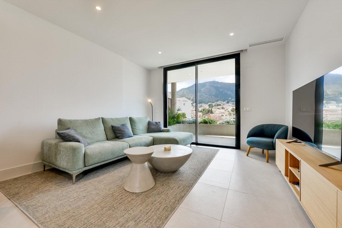 Master bedroom in apartment for sale in Alfas del Pi