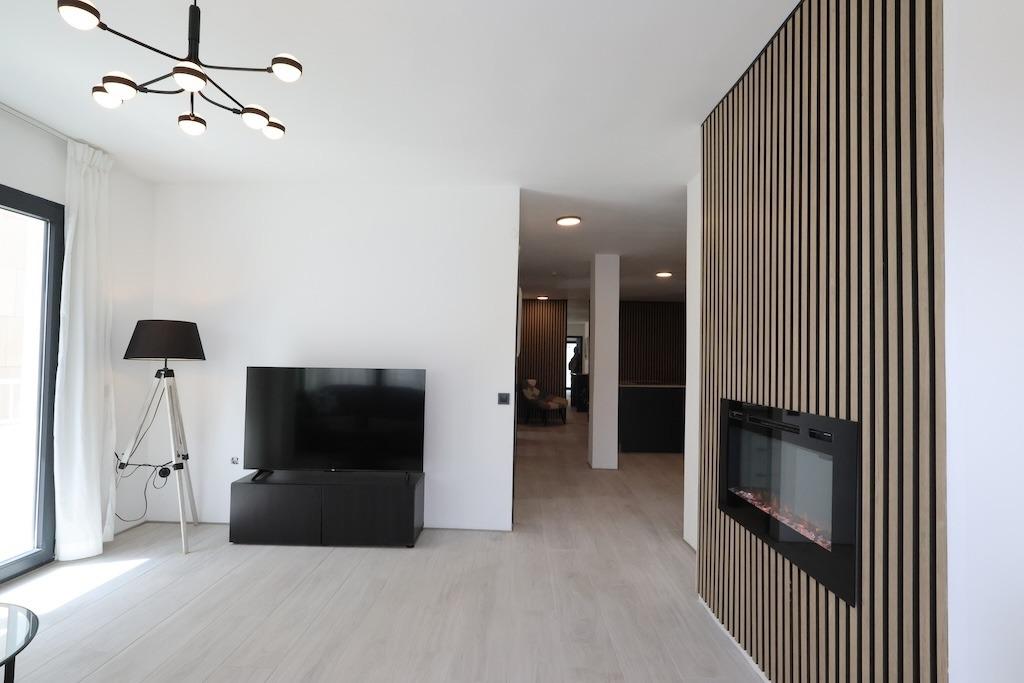 Pool area in penthouse for sale in Torrevieja