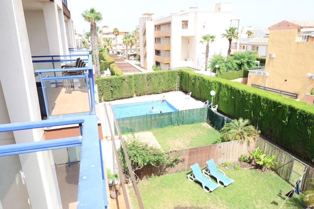 Pool area in apartment for sale in Orihuela Costa
