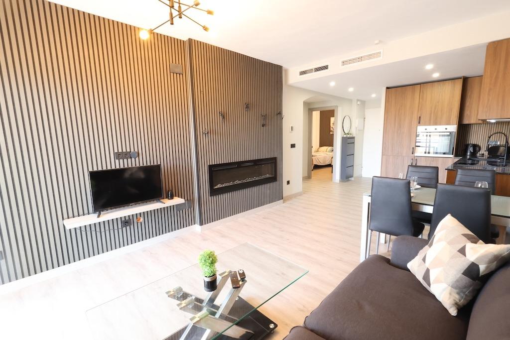 Pool area in apartment for sale in Orihuela Costa