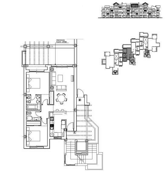 Bedroom in apartment for sale in Mar Menor Golf Resort