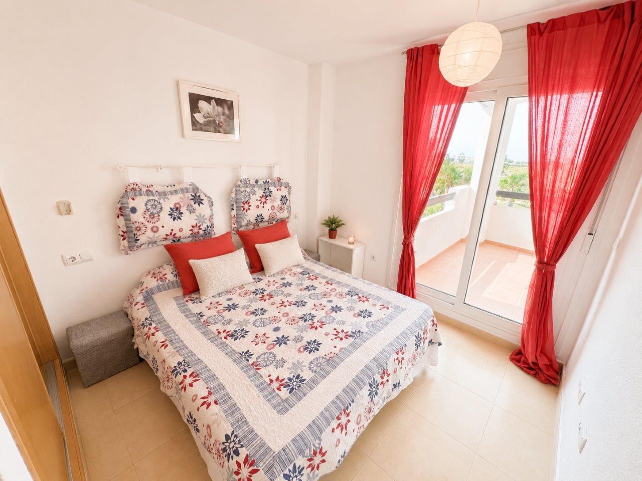 Master bedroom in apartment for sale in Las Terrazas de la Torre Golf Resort