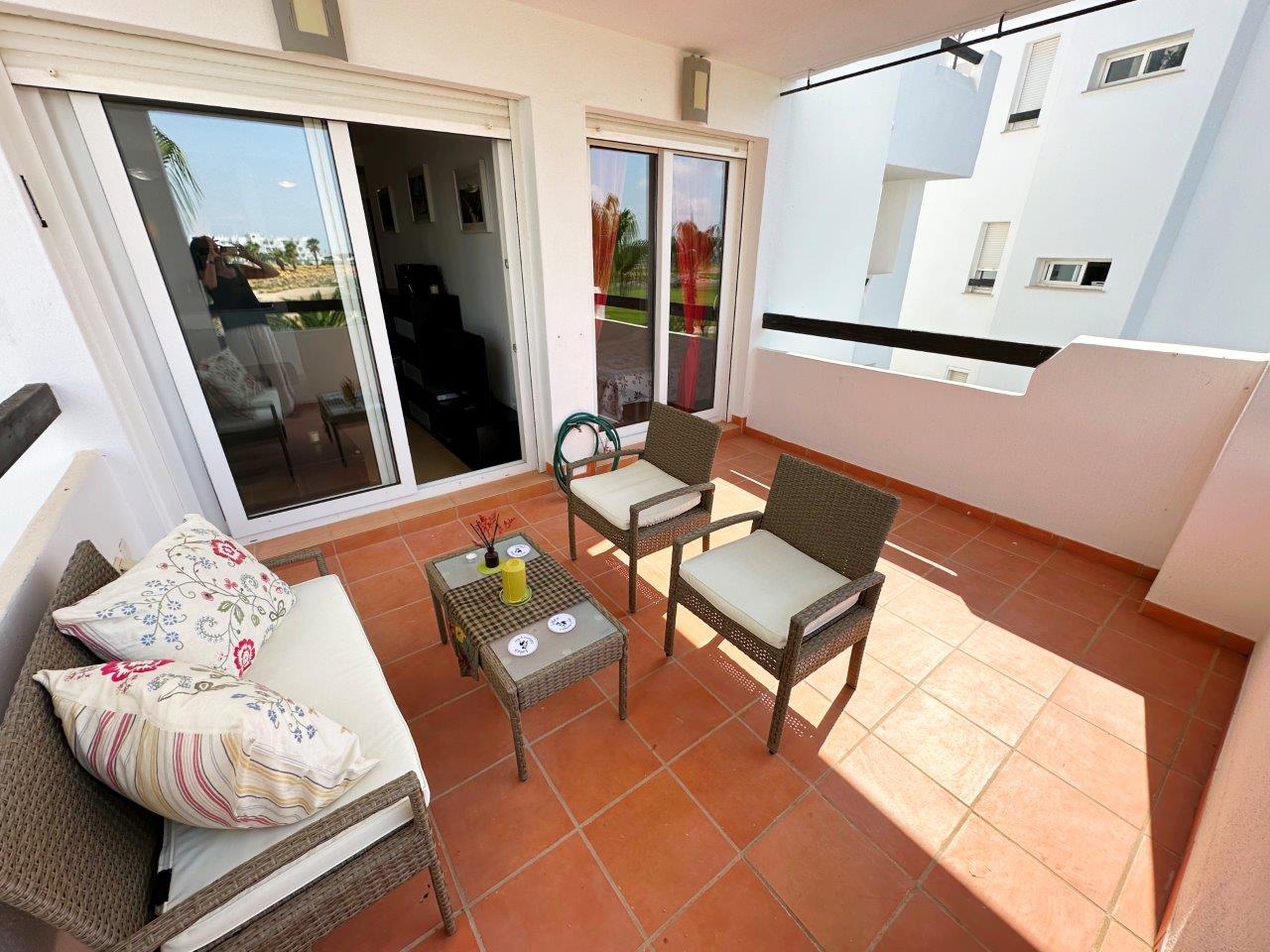 Terrace in apartment for sale in Las Terrazas de la Torre Golf Resort