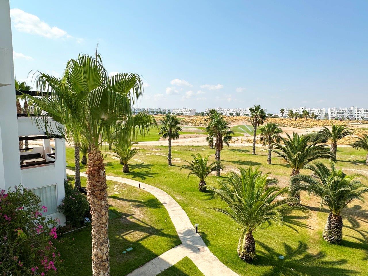 Garden in apartment for sale in Las Terrazas de la Torre Golf Resort