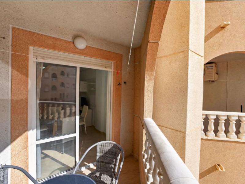 Pool area in apartment for sale in Torrevieja