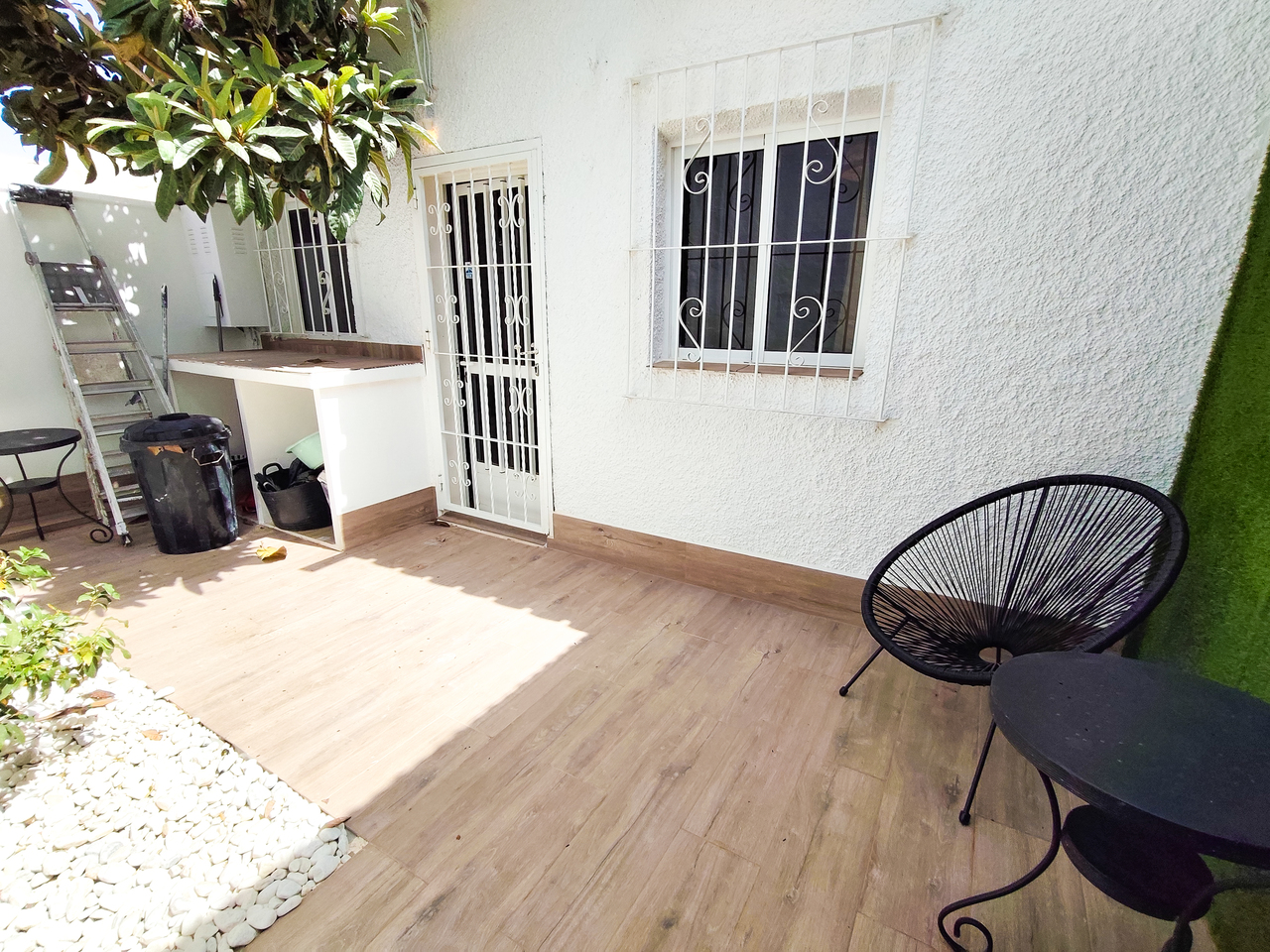 Pool area in terraced for sale in Playa Flamenca