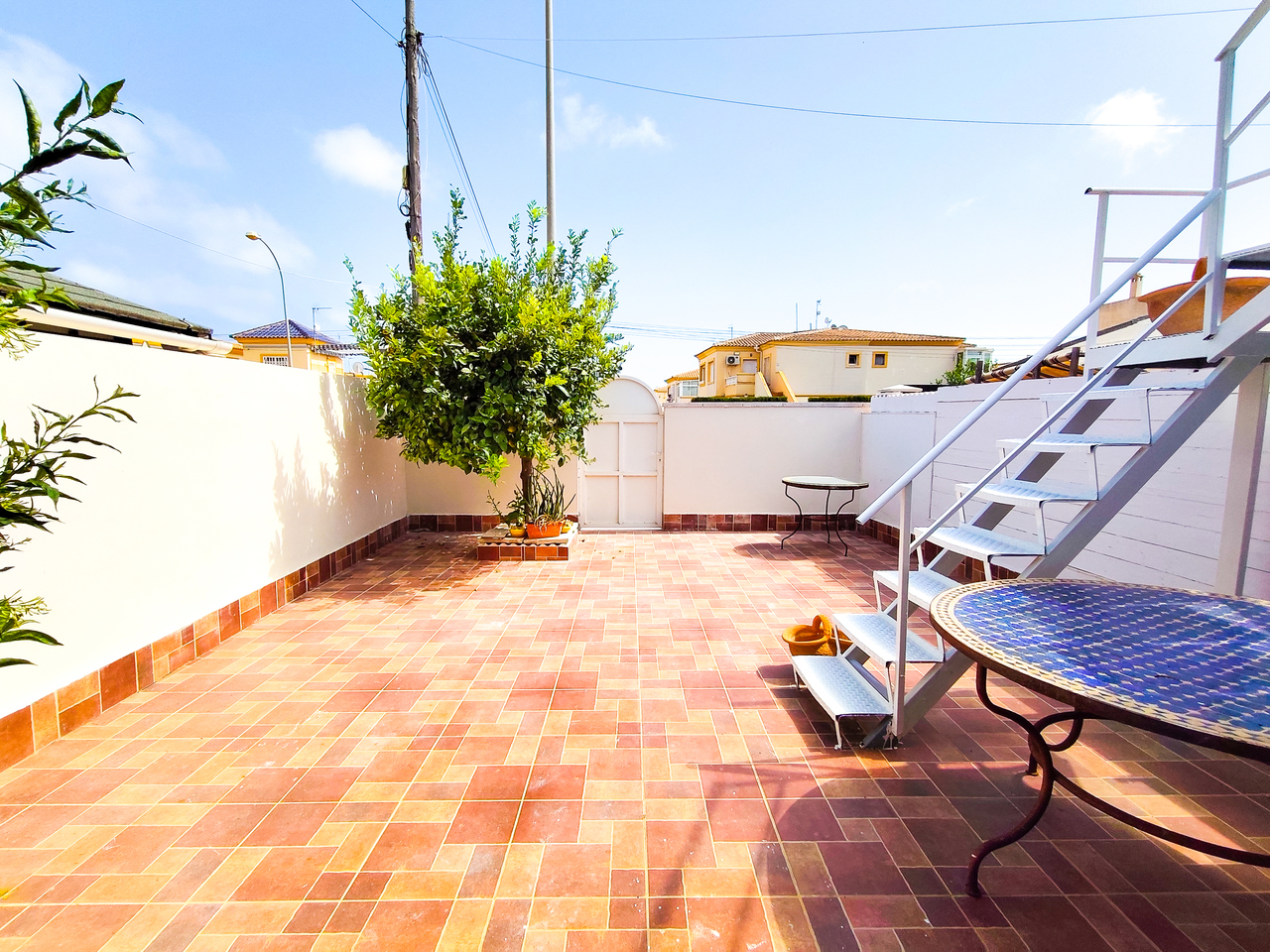 Living room in terraced for sale in Playa Flamenca