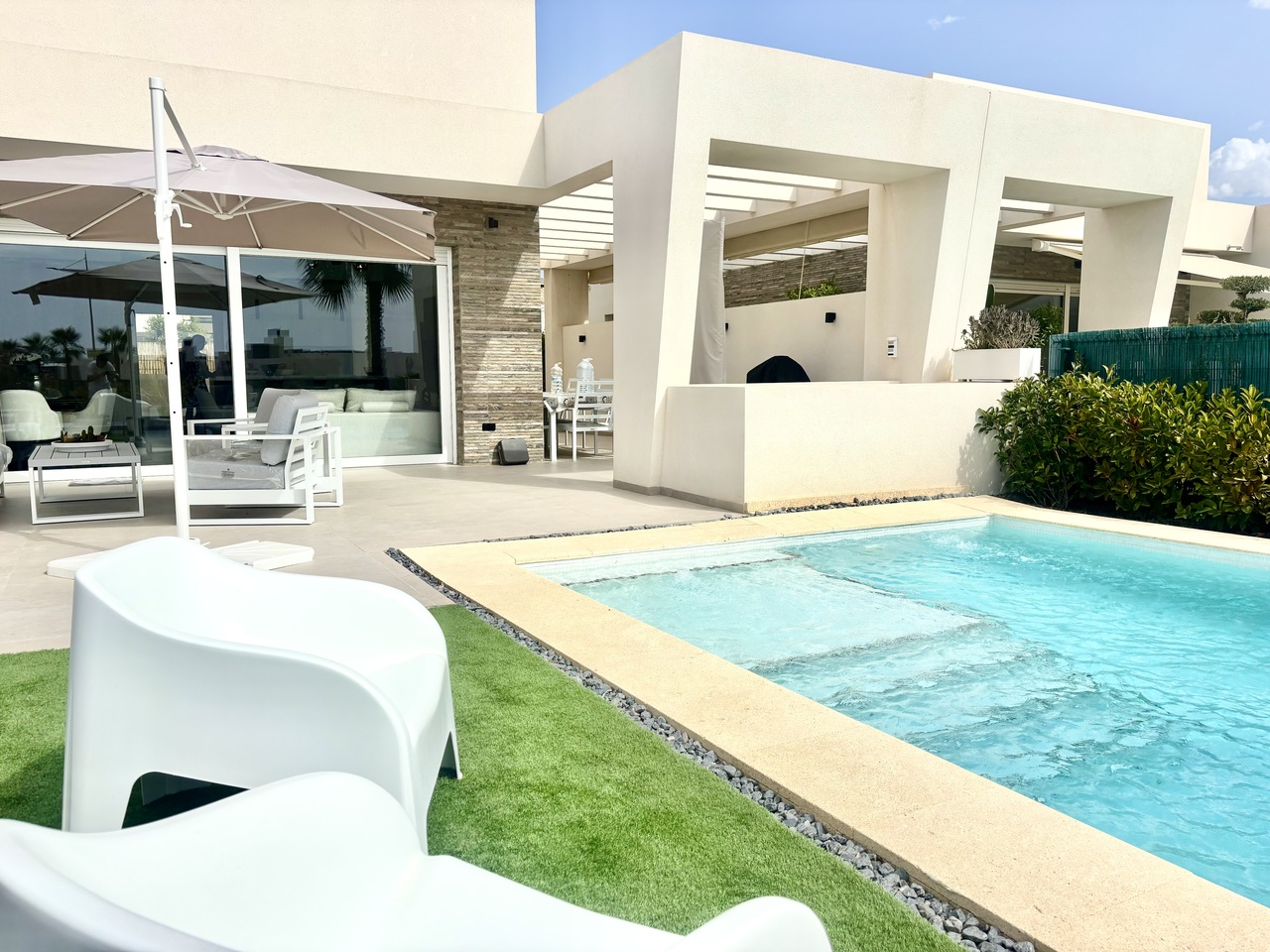 Set within the highly sought-after La Finca Golf Resort, this stunning contemporary villa, built in 2024, offers stylish modern living, exceptional space and exciting potential for the future
