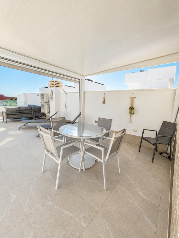Pool area in terraced for sale in San Pedro del Pinatar