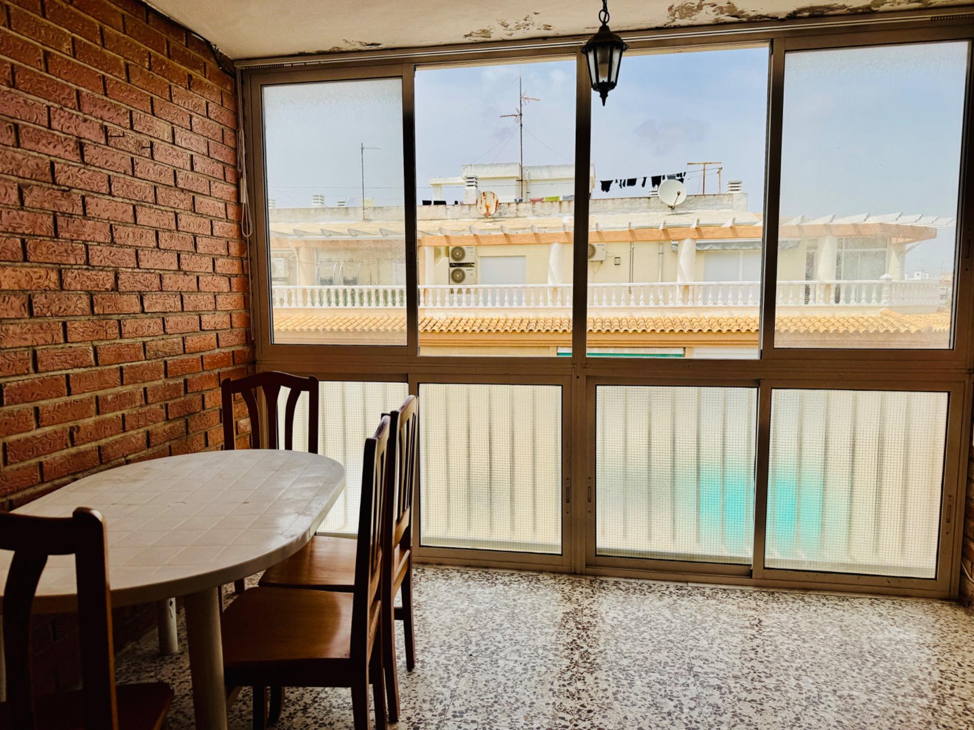 Garden in apartment for sale in Torrevieja