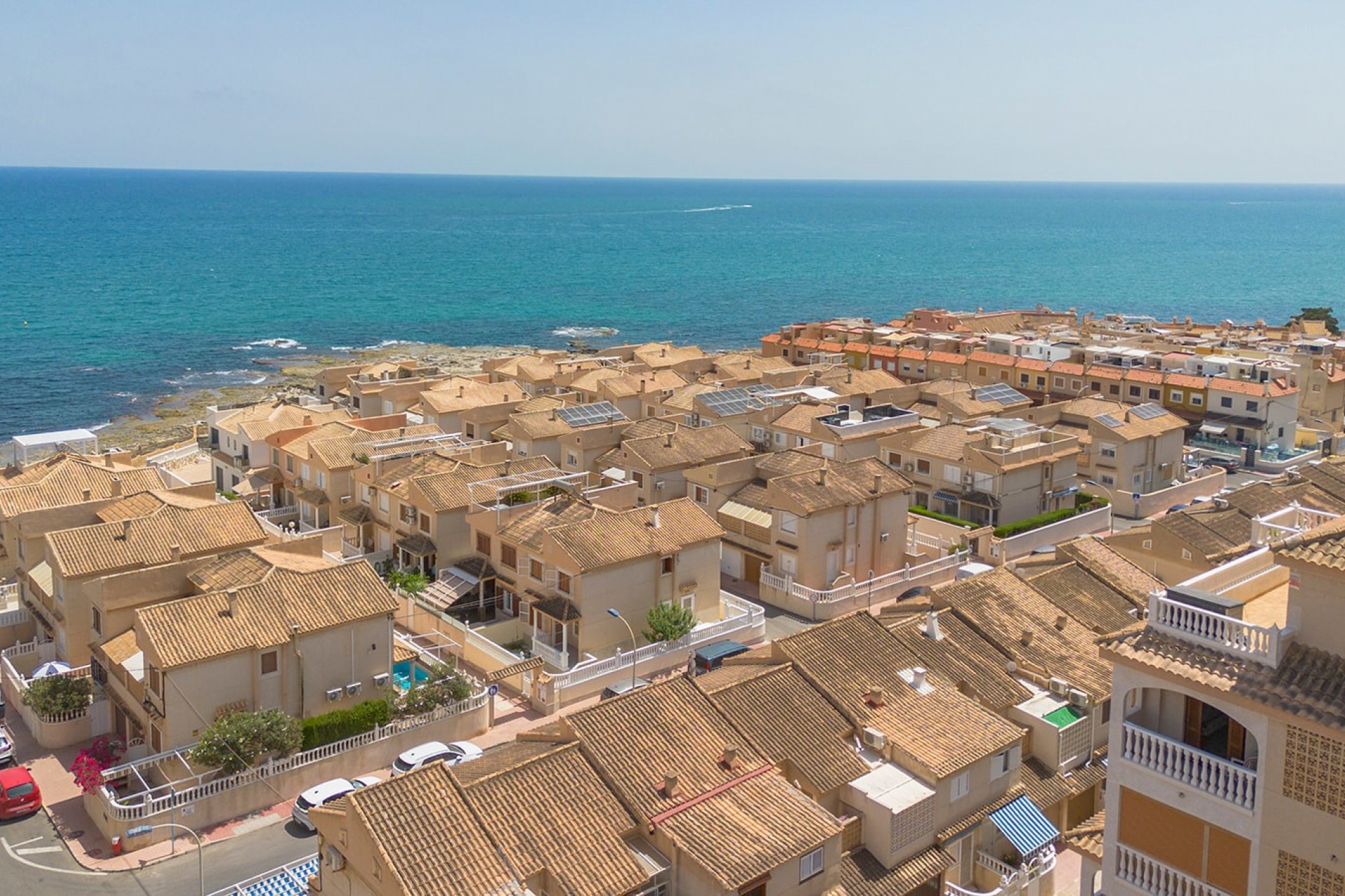 Exterior view in terraced for sale in La Mata