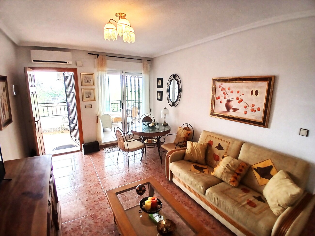 Pool area in penthouse for sale in Vistabella Golf Entre Naranjos