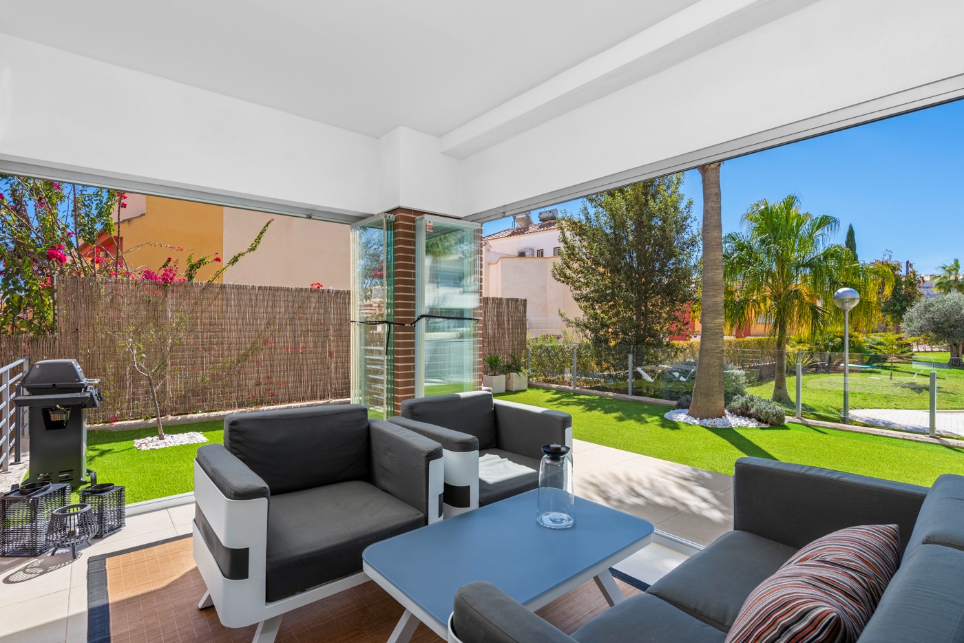 Pool area in apartment for sale in Orihuela Costa