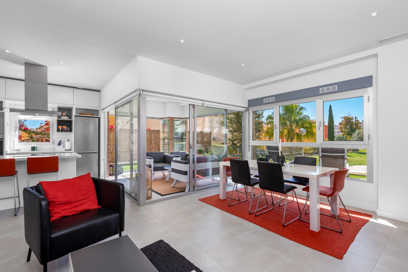 Pool area in apartment for sale in Orihuela Costa