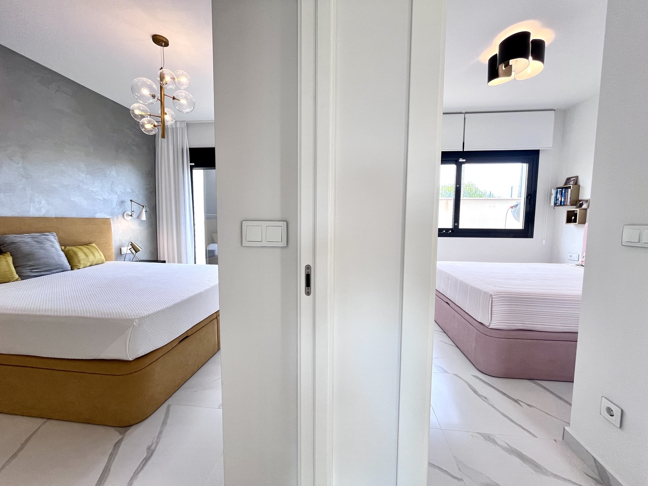 Master bedroom in apartment for sale in San Miguel de Salinas