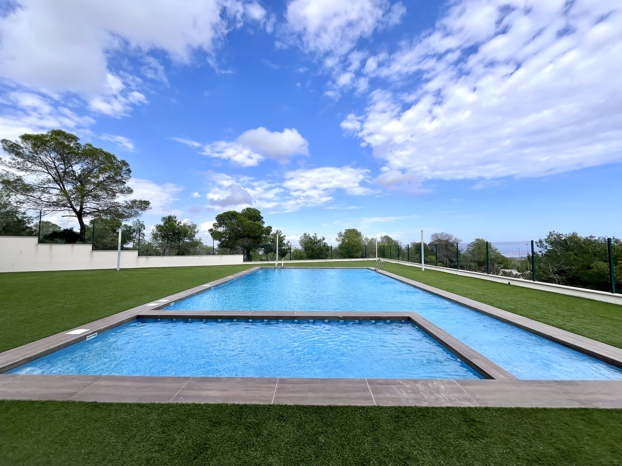 Pool area in apartment for sale in San Miguel de Salinas