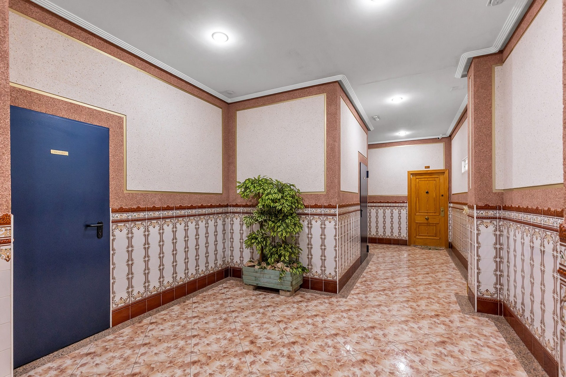 Pool area in apartment for sale in La Mata