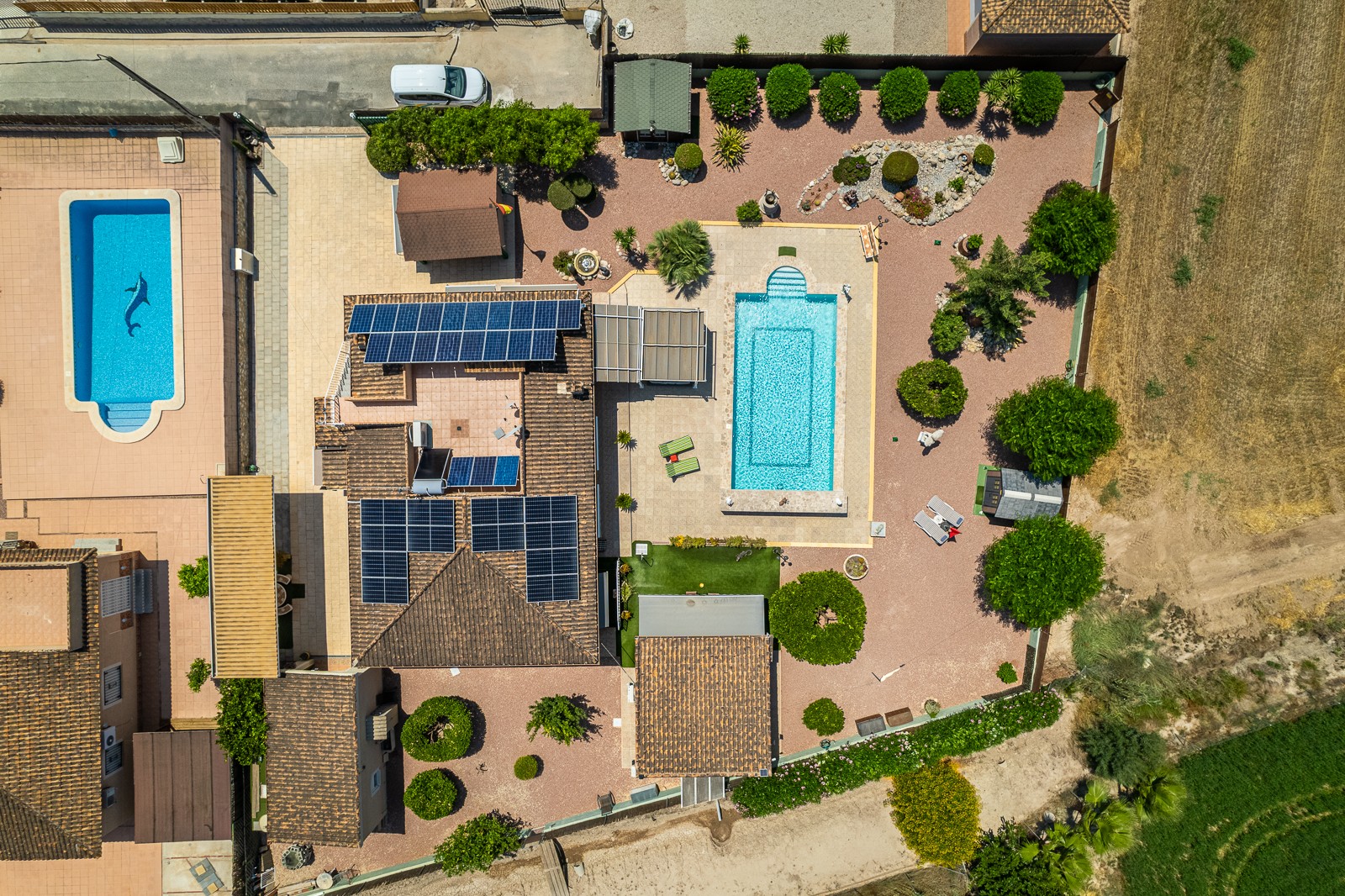 Garden in villa for sale in Catral