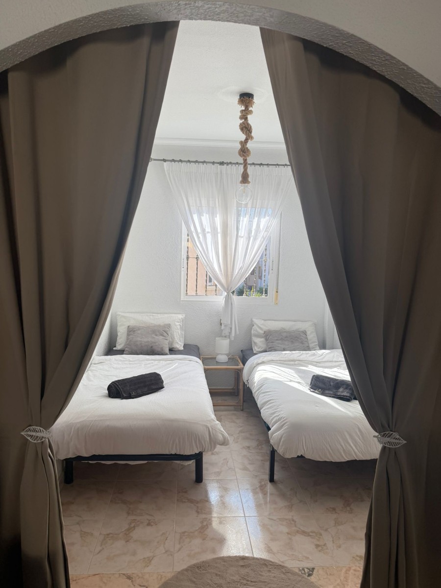 Master bedroom in villa for sale in Orihuela Costa