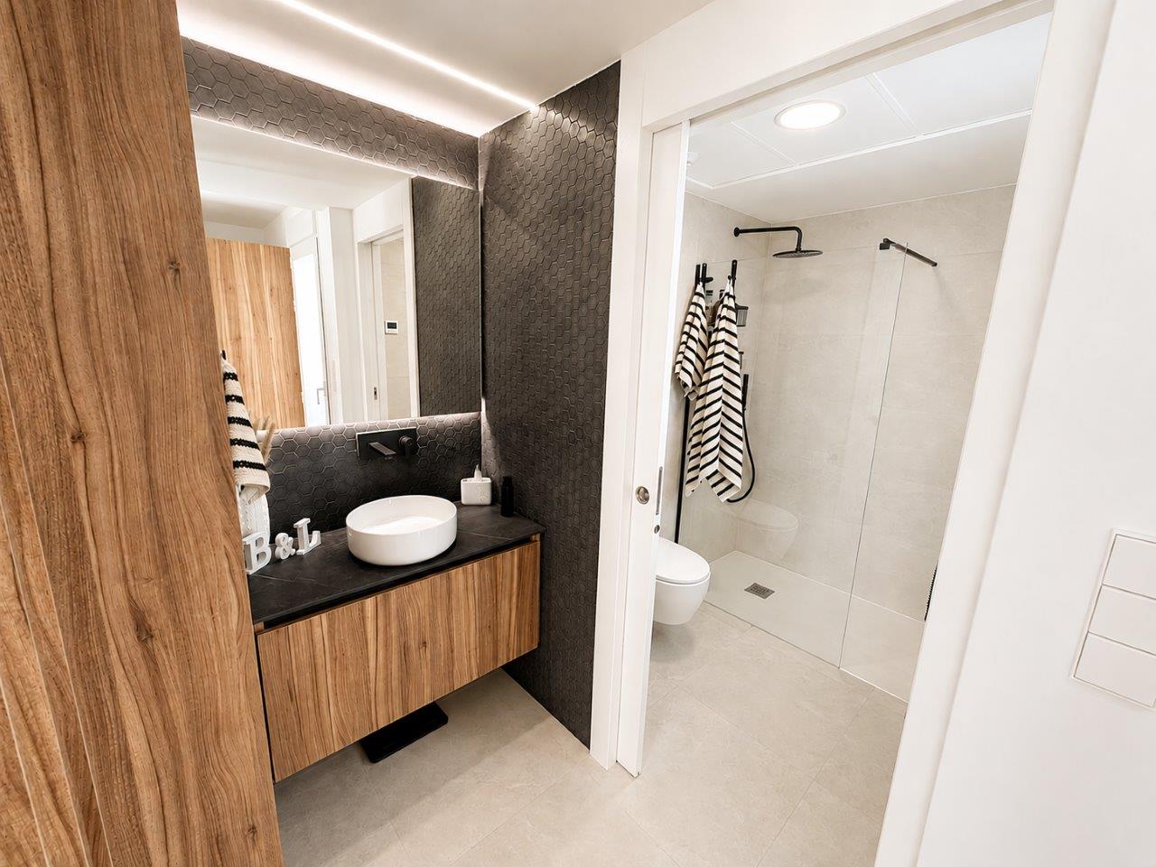 Bathroom in villa for sale in Santa Rosalia Resort