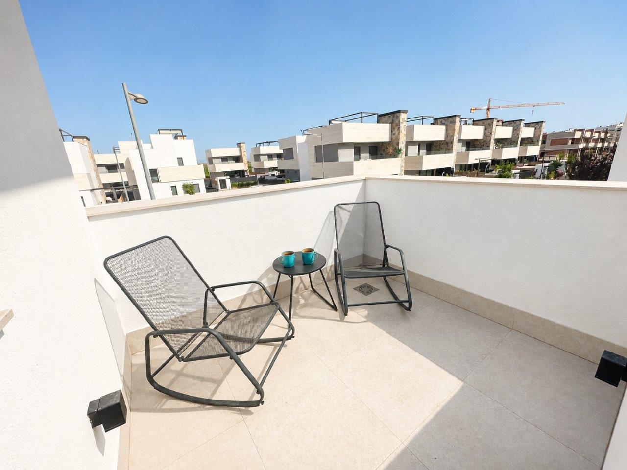 Pool area in villa for sale in Santa Rosalia Resort