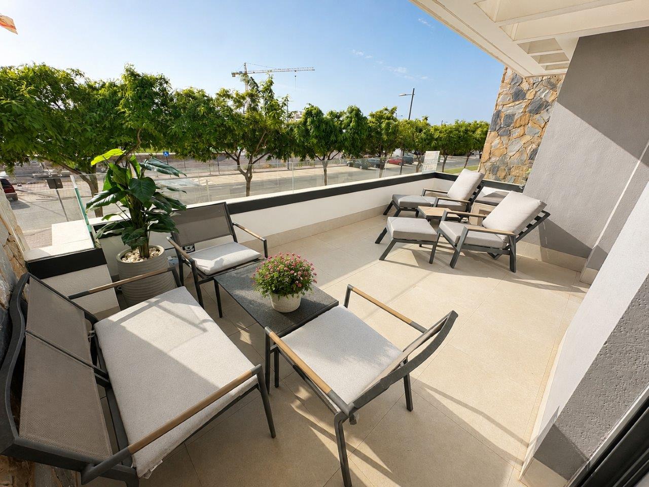 Garden in villa for sale in Santa Rosalia Resort