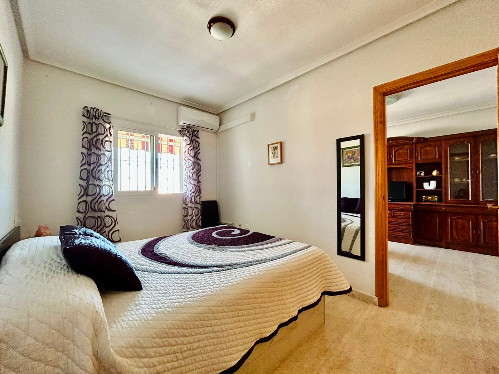Master bedroom in apartment for sale in La Mata