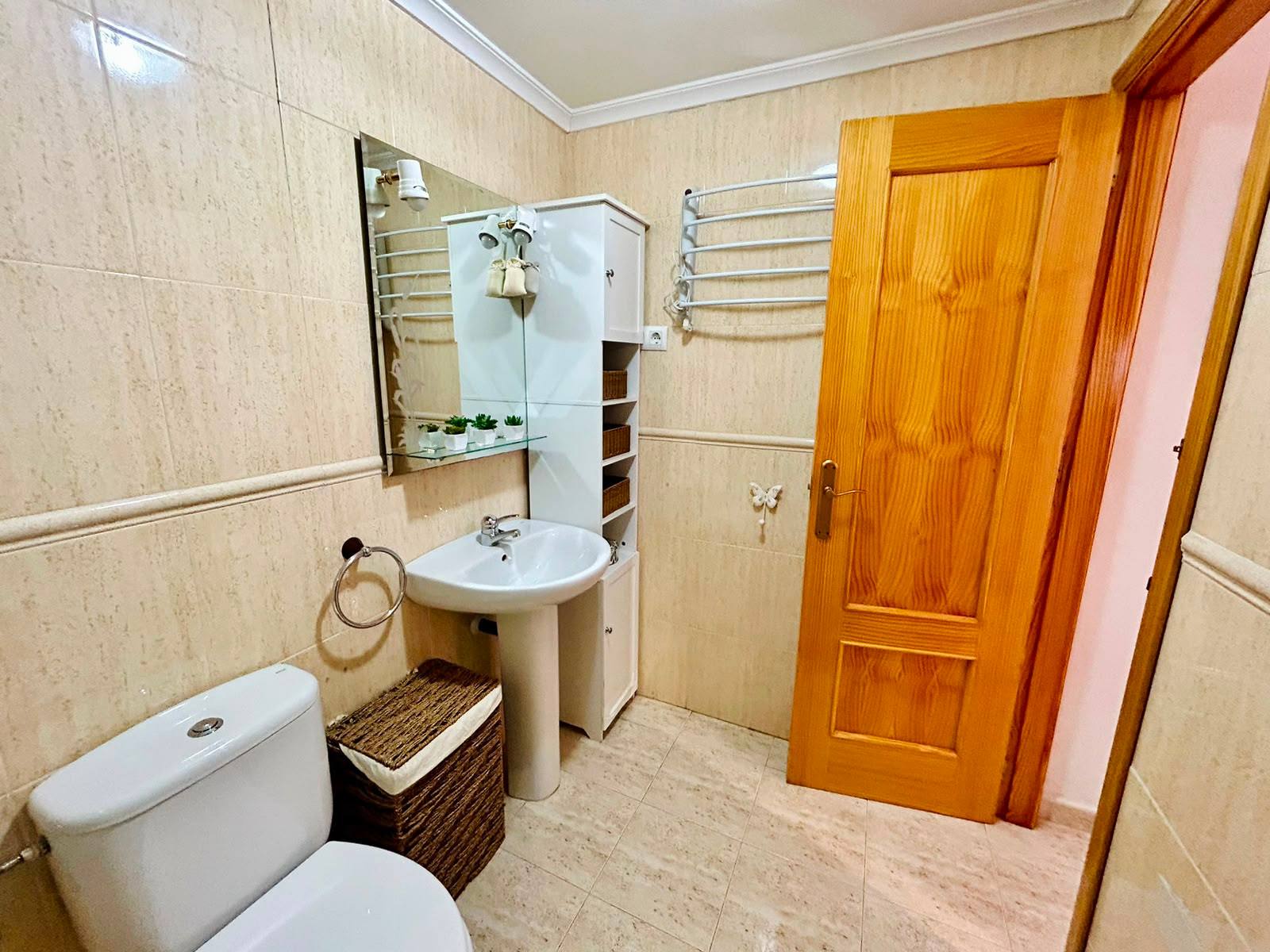 Pool area in apartment for sale in La Mata