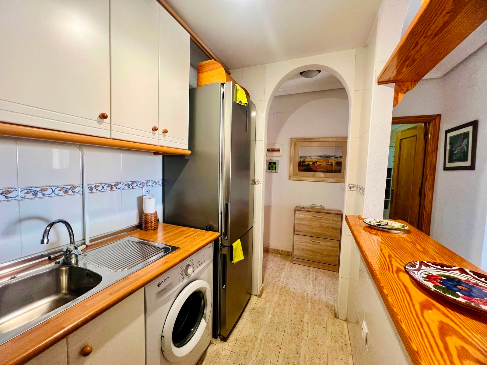 Pool area in apartment for sale in La Mata
