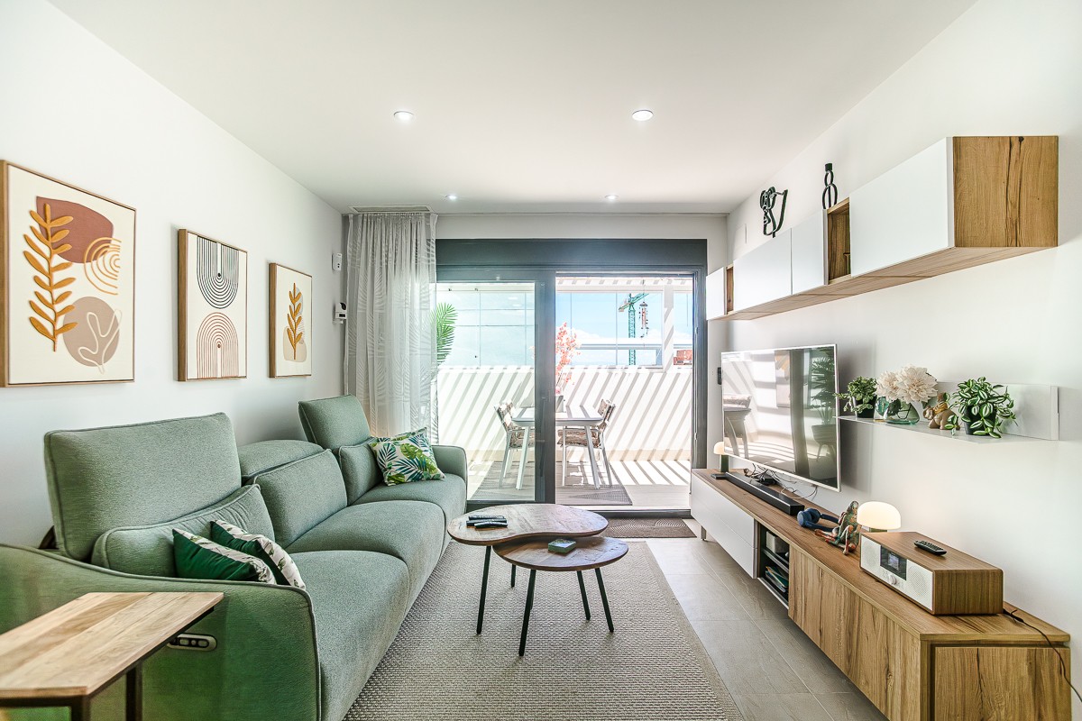 Garden in apartment for sale in Torrevieja