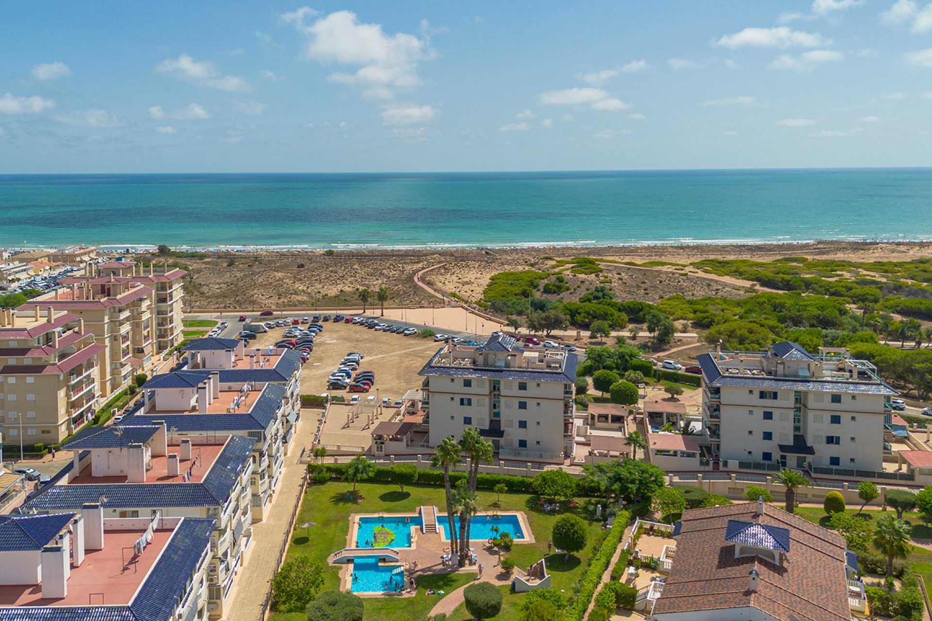 Master bedroom in apartment for sale in La Mata
