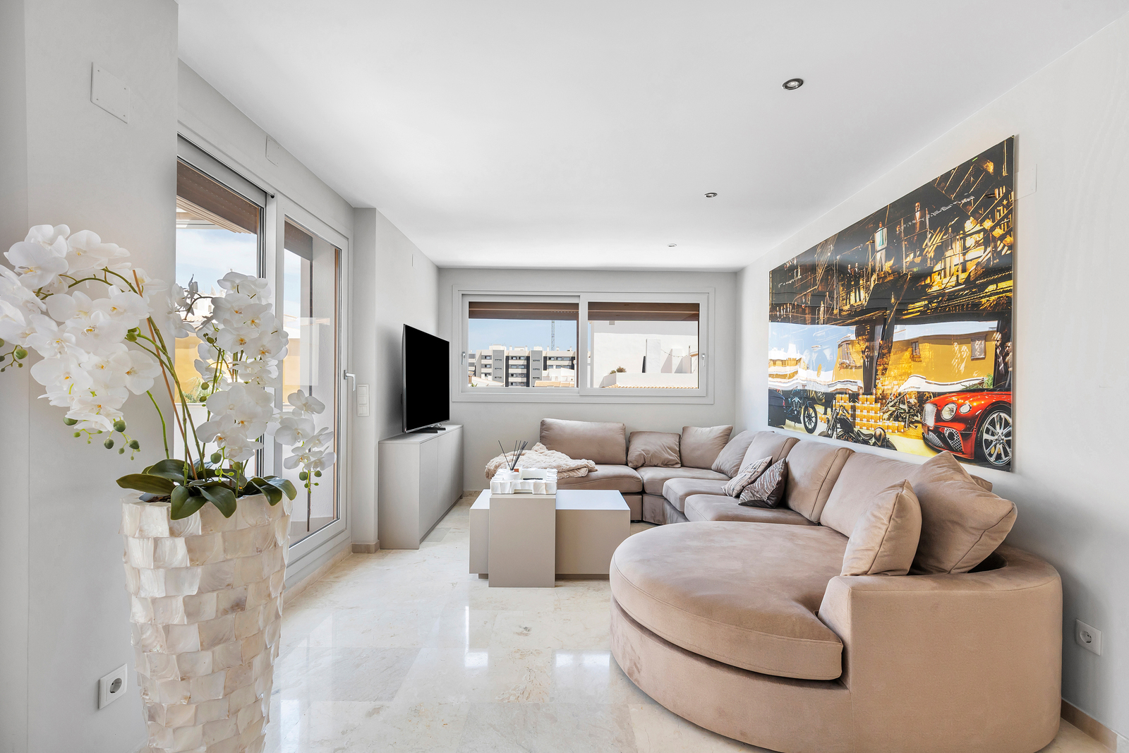 Garden in apartment for sale in Torrevieja