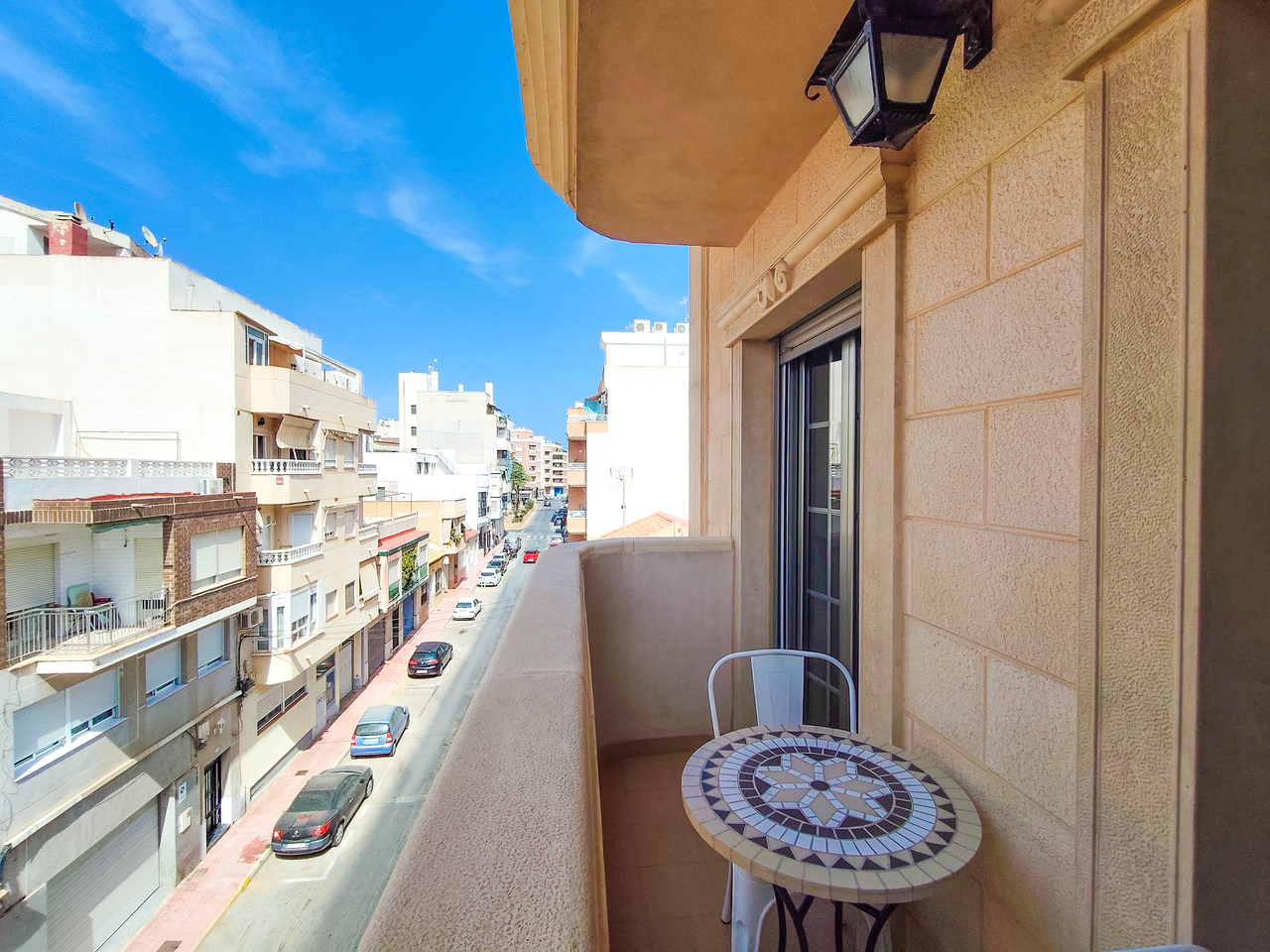 Pool area in apartment for sale in Torrevieja