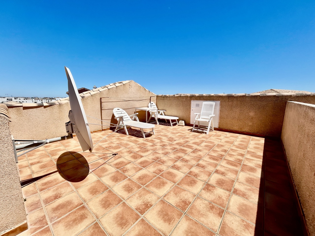 Living room in penthouse for sale in La Zenia