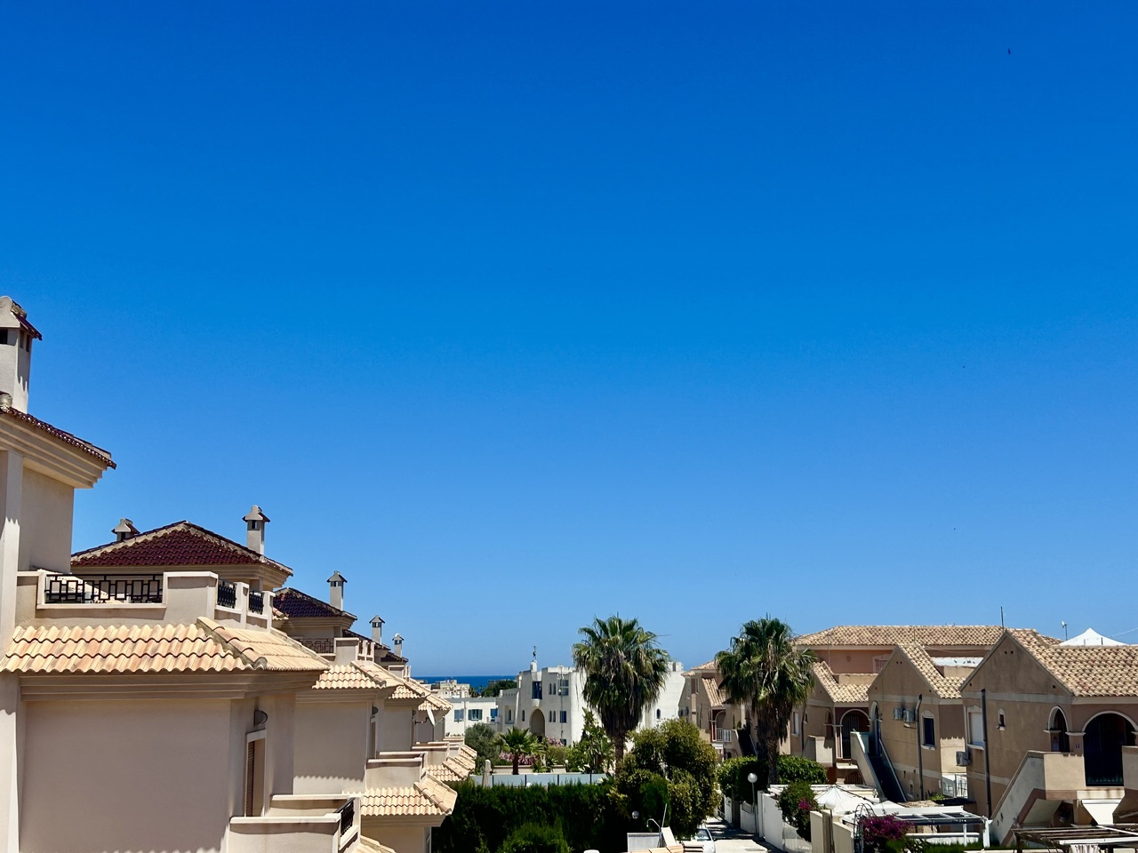Pool area in penthouse for sale in La Zenia